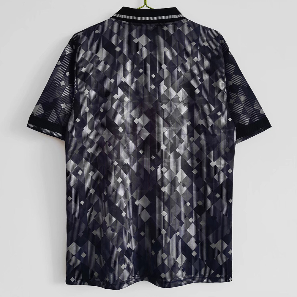 1990 England Black Out Retro Jersey