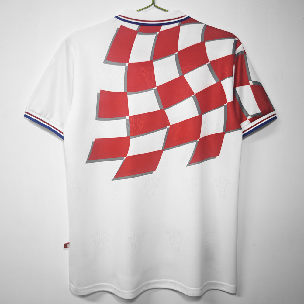 1998 Croatia Home Retro Jersey