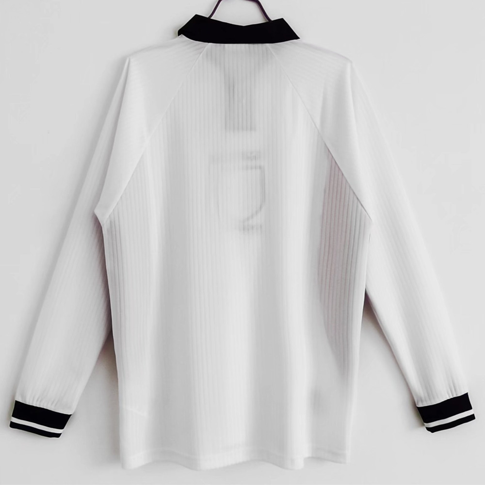 1998 England Long Sleeve Home Retro Jersey