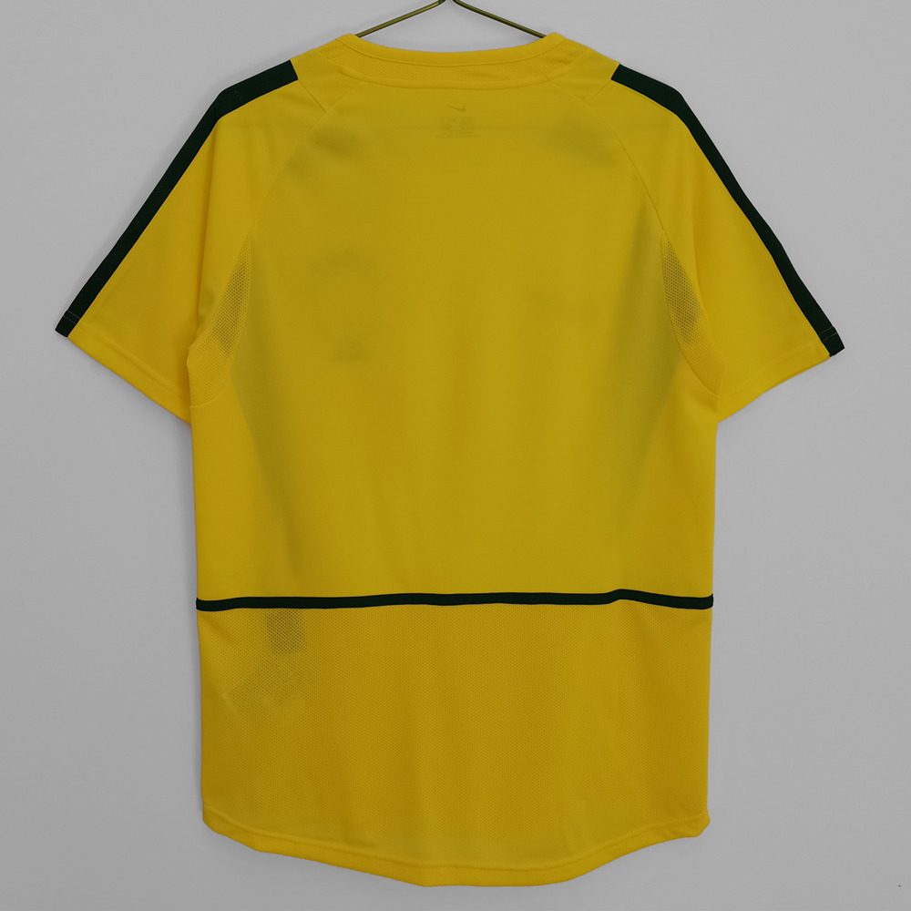 2002 Brazil Home Retro Jersey