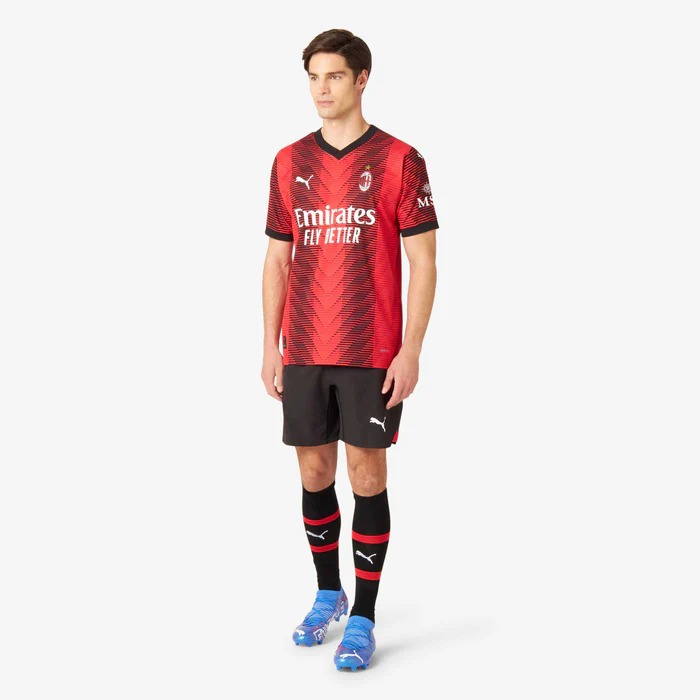 2023-24 AC Milan Mens Home Jersey - Image 2