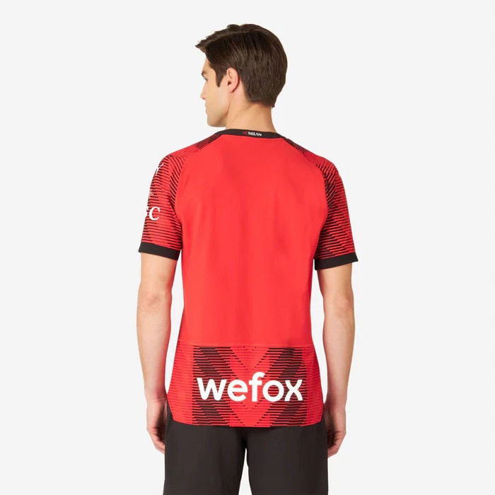 2023-24 AC Milan Mens Home Jersey - Image 3