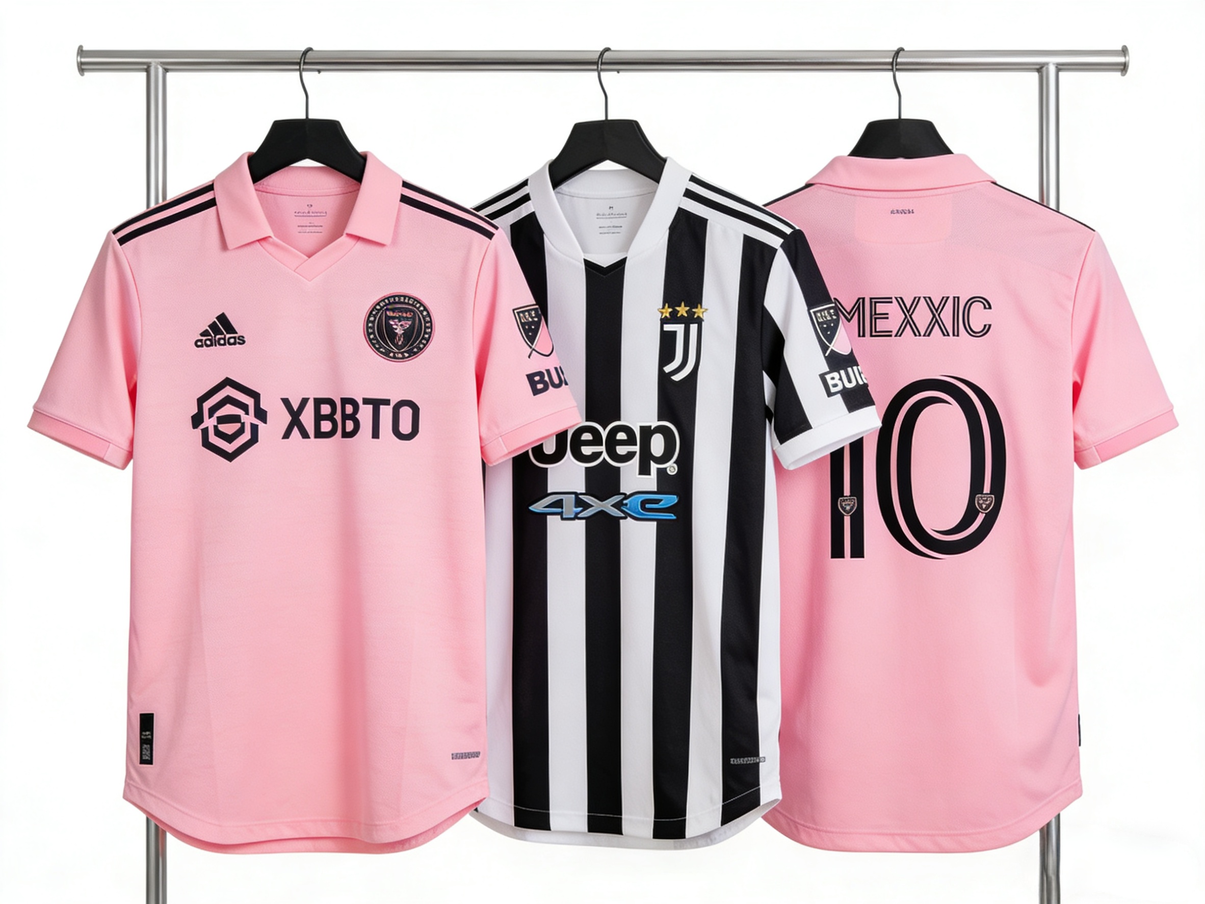 Top 2025 pink soccer jerseys featuring Inter Miami and Juventus designs