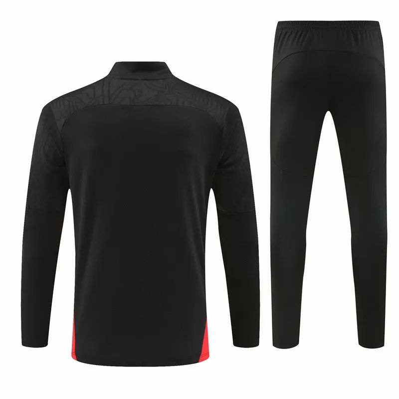 24-25 AC Milan Mens Black Training Technical Tracksuit