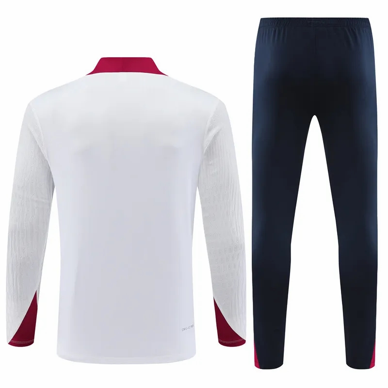 24-25 England Mens White Training Technical Tracksuit