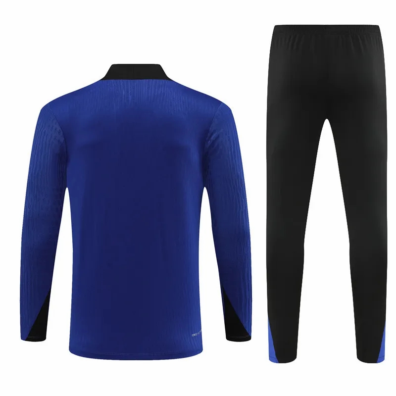 24-25 FC Barcelona Mens Royal Blue Training Technical Tracksuit
