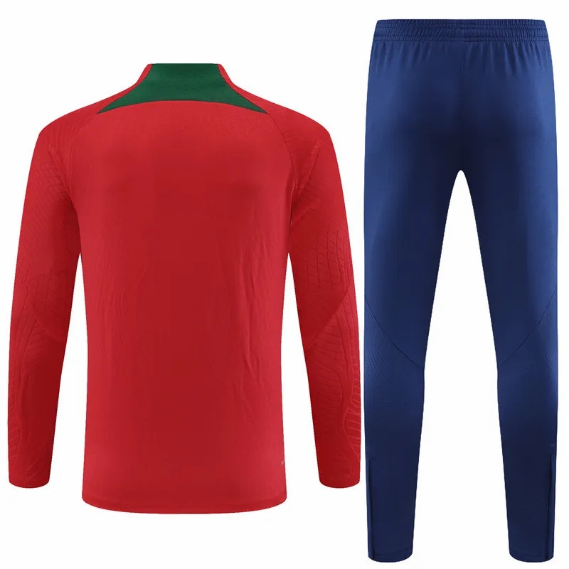 24-25 Portugal National Team Red Training Technical Soccer Tracksuit