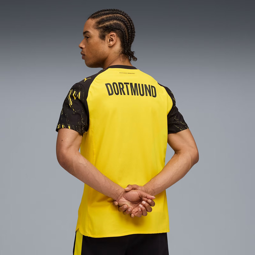 25-26 Borussia Dortmund Mens Home Authentic Soccer Jersey