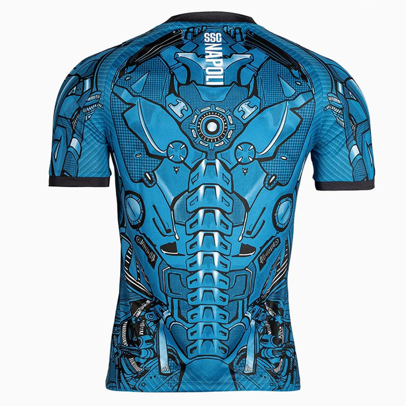 25-26 SSC Napoli Mens Sky Blue Training Jersey