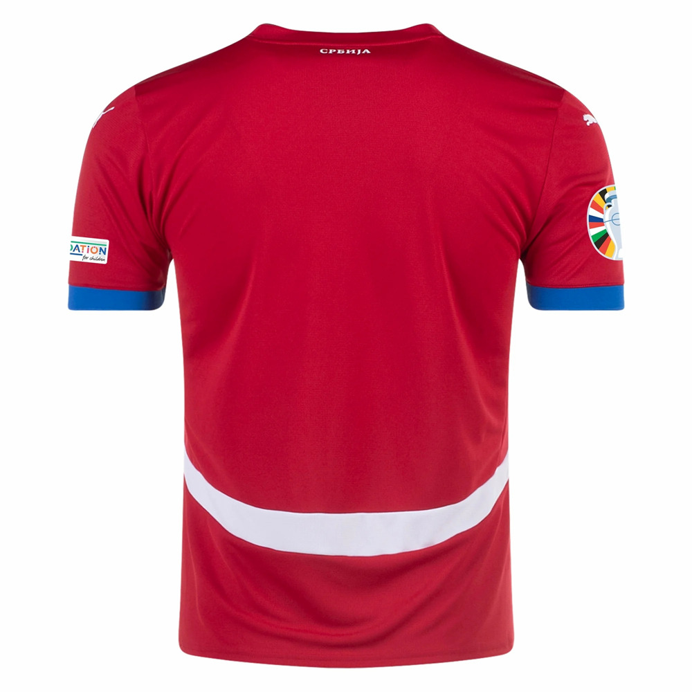 Euro 2024 Serbia Mens Home Jersey