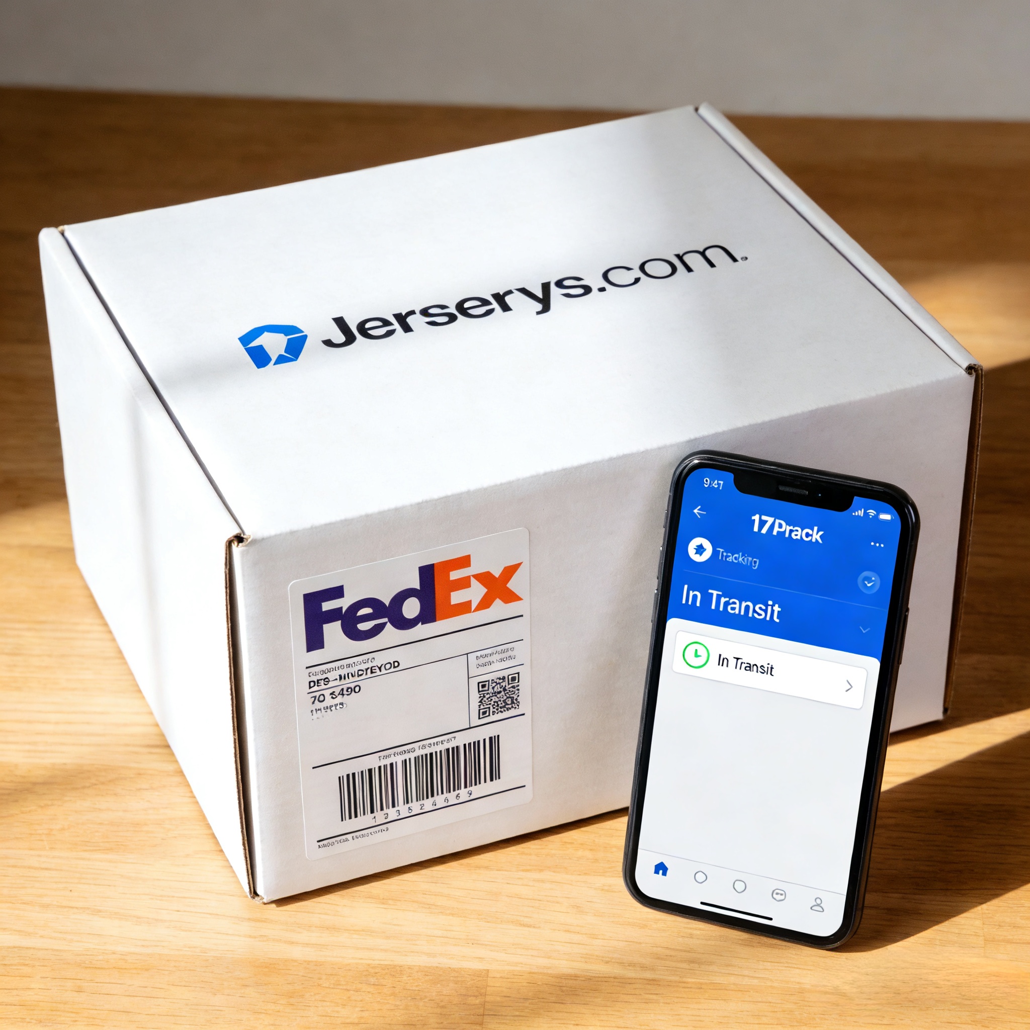 Secure packaging and order tracking for cheap soccer jerseys.