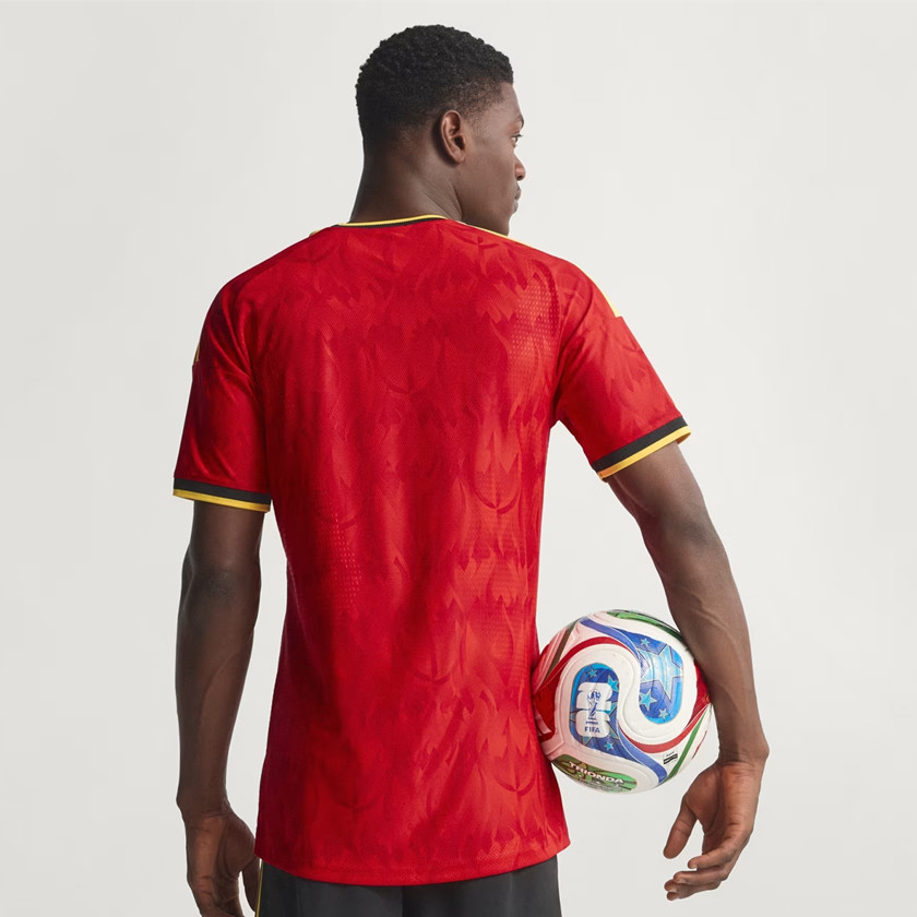 2026 Belgium Mens Home Soccer Jersey Player Version Pro Flames Kit