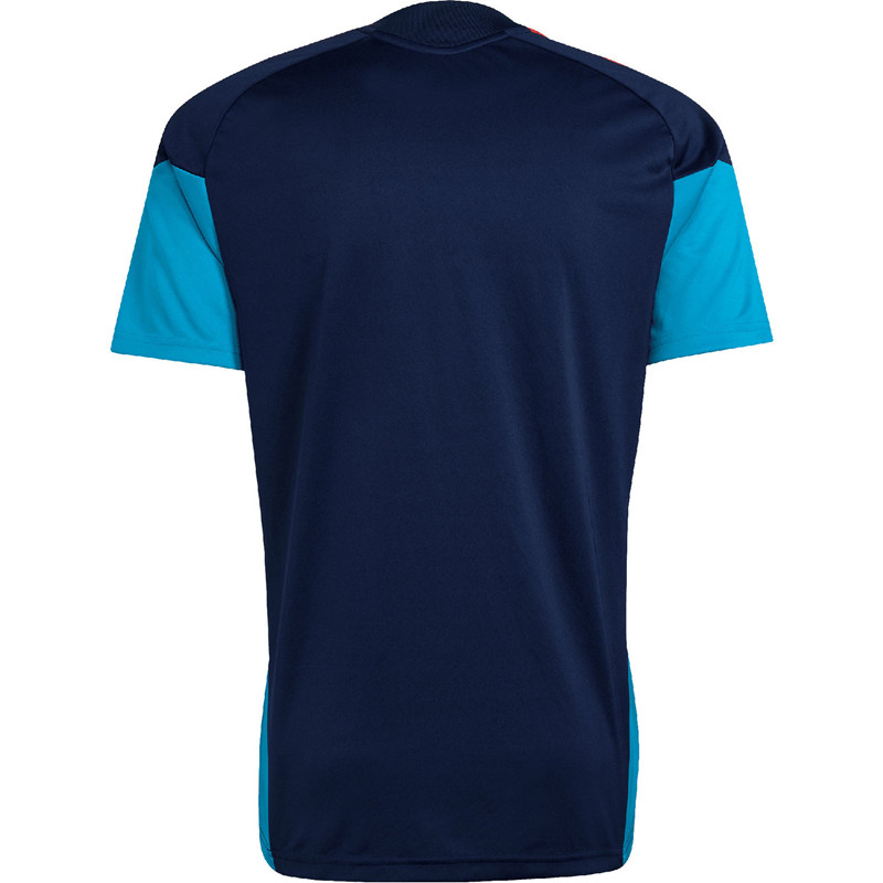 2026 Spain Mens Training Soccer Jersey Aqua Blue Performance Workout Shirt