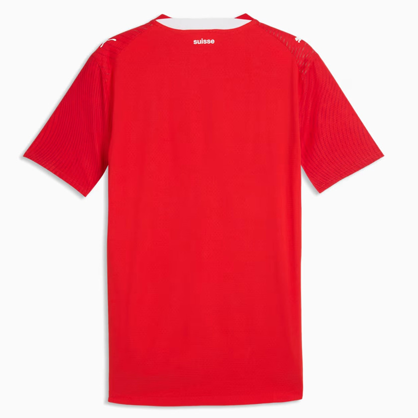 2026 Switzerland Mens Home Soccer Jersey Red Helvetic Inspired Kit