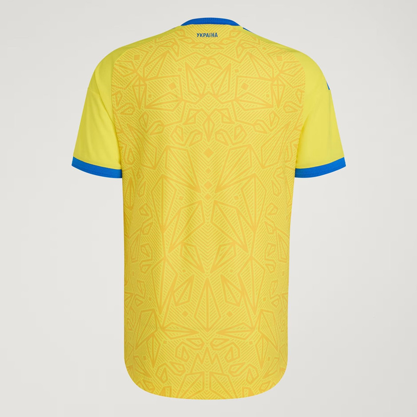 2026 Ukraine Mens Home Soccer Jersey Yellow Blue National Team Kit