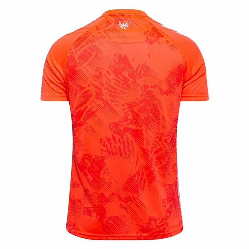 25-26 Coventry City Mens Away Soccer Jersey Hot Coral Phoenix Design Kit