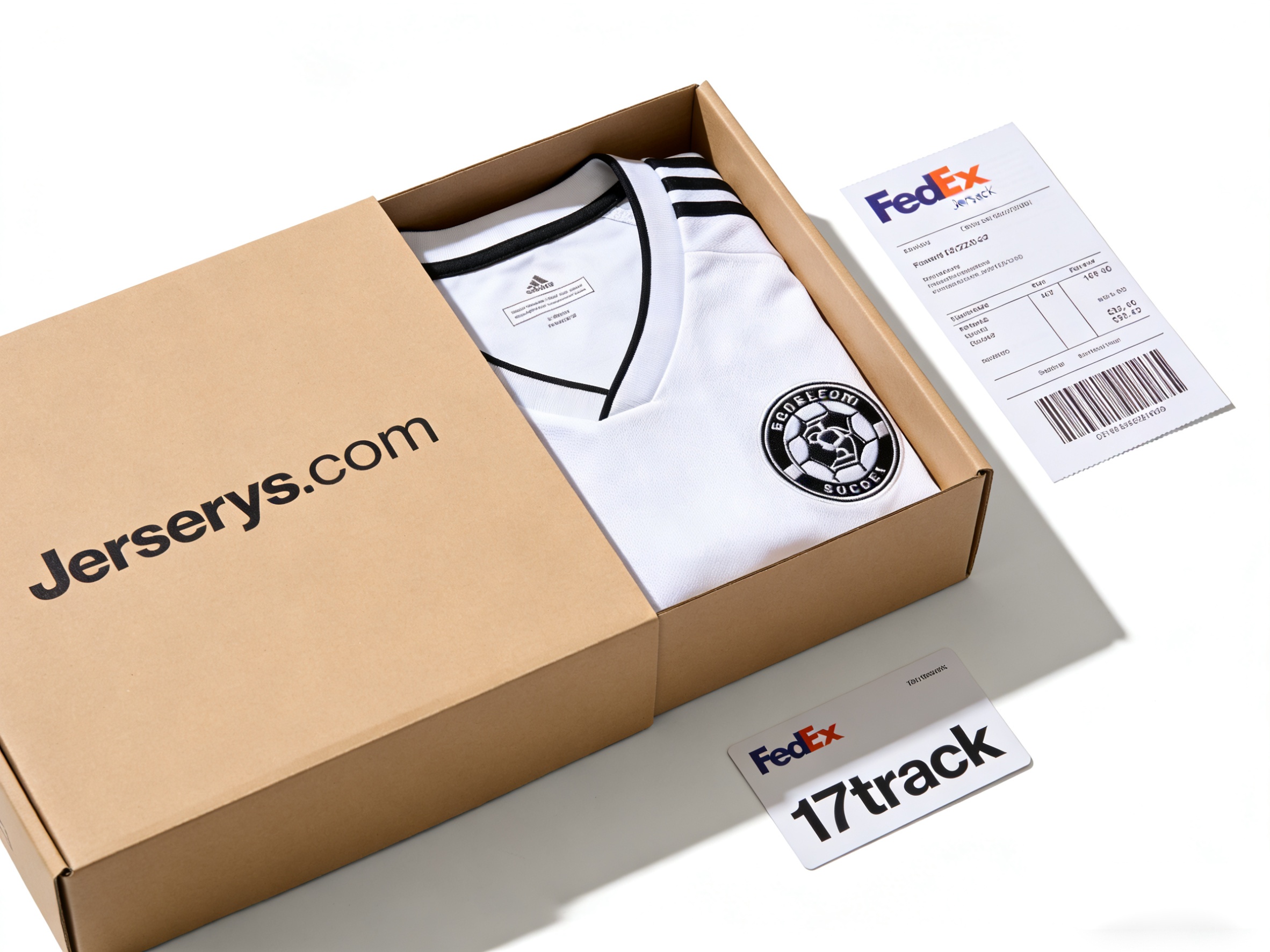 Secure Jerserys.com shipping package for Arsenal jerseys.