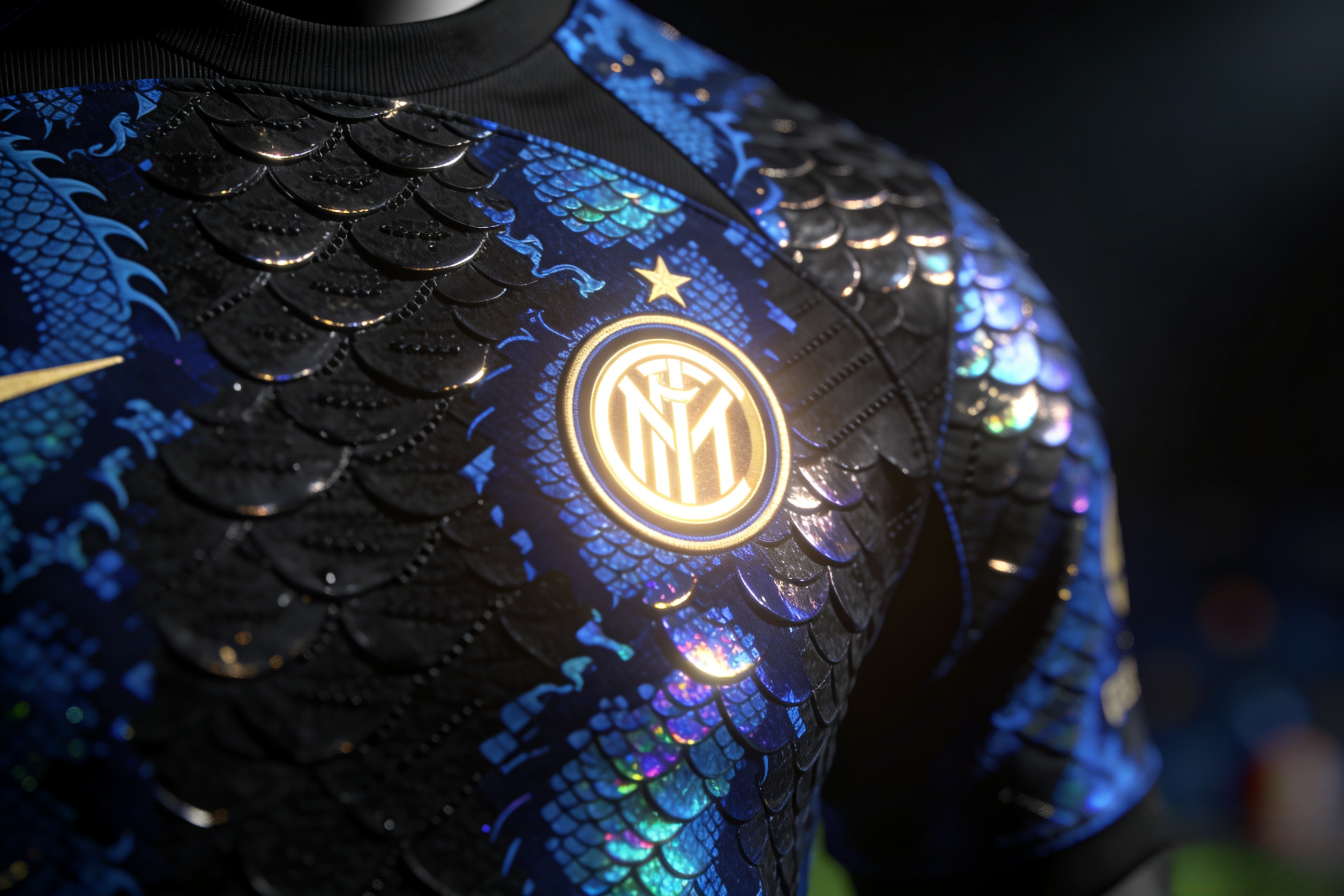 Detailed view of the FC Porto Halloween special edition pre-match jersey.