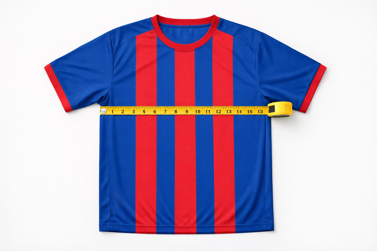 How to measure a Venezuela soccer jersey in inches for a perfect fit