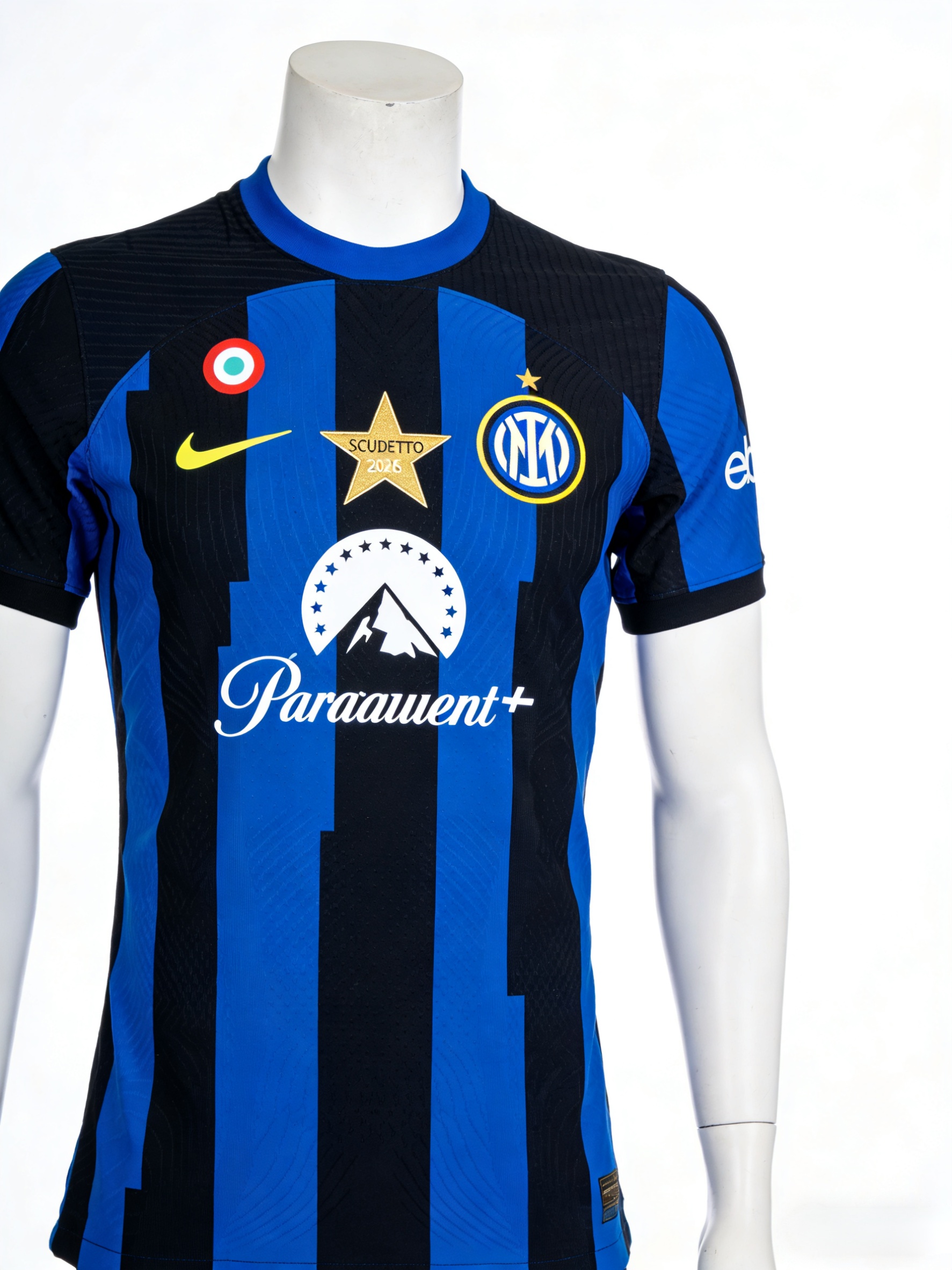 Official Inter Milan home soccer jersey for the 2025-26 season