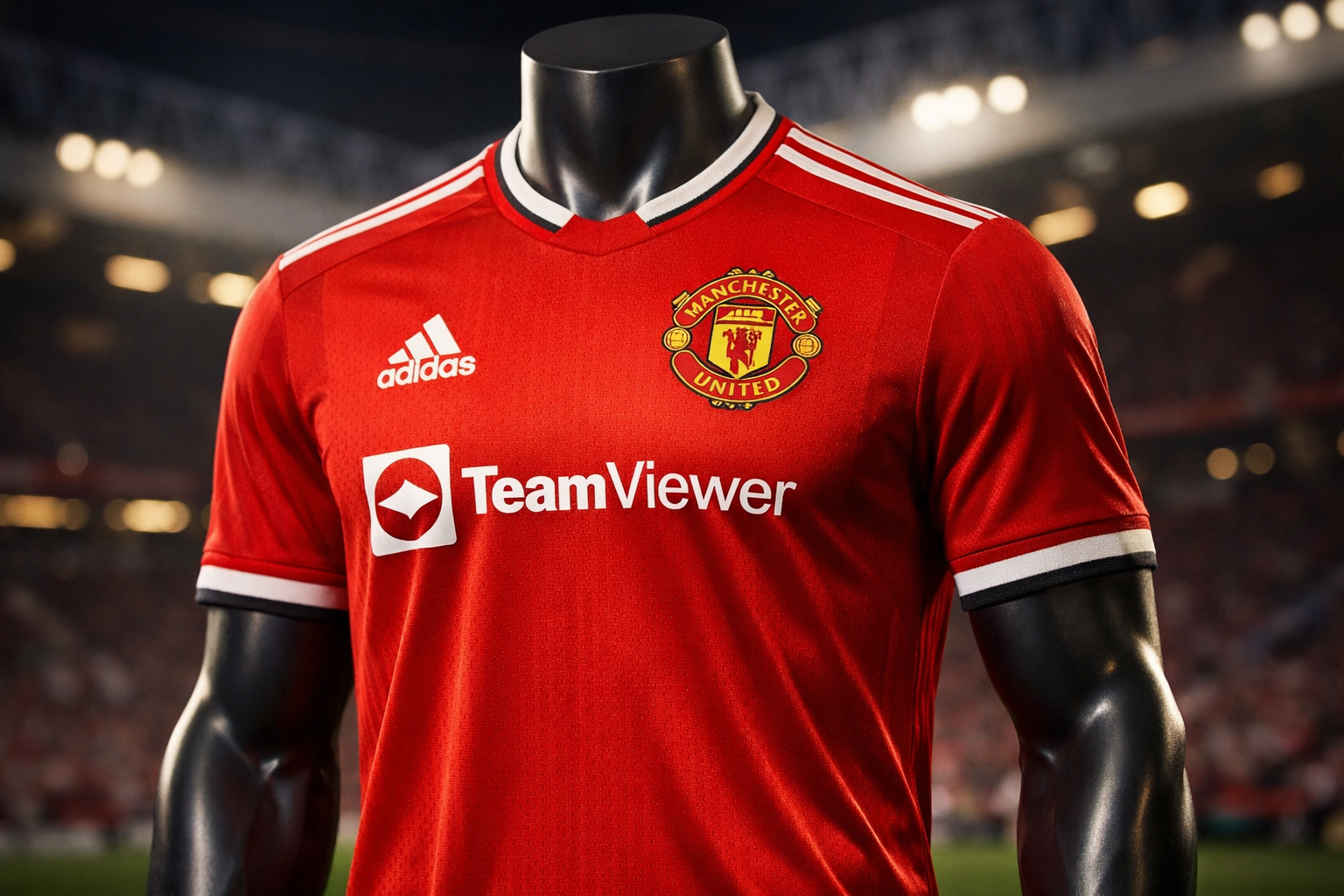 Official 2025-26 Manchester United home soccer jersey
