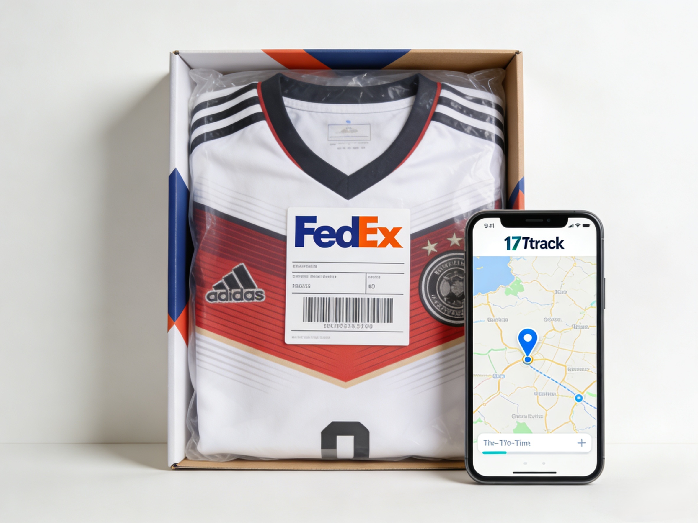 Reliable shipping and 17track order tracking for soccer jerseys.