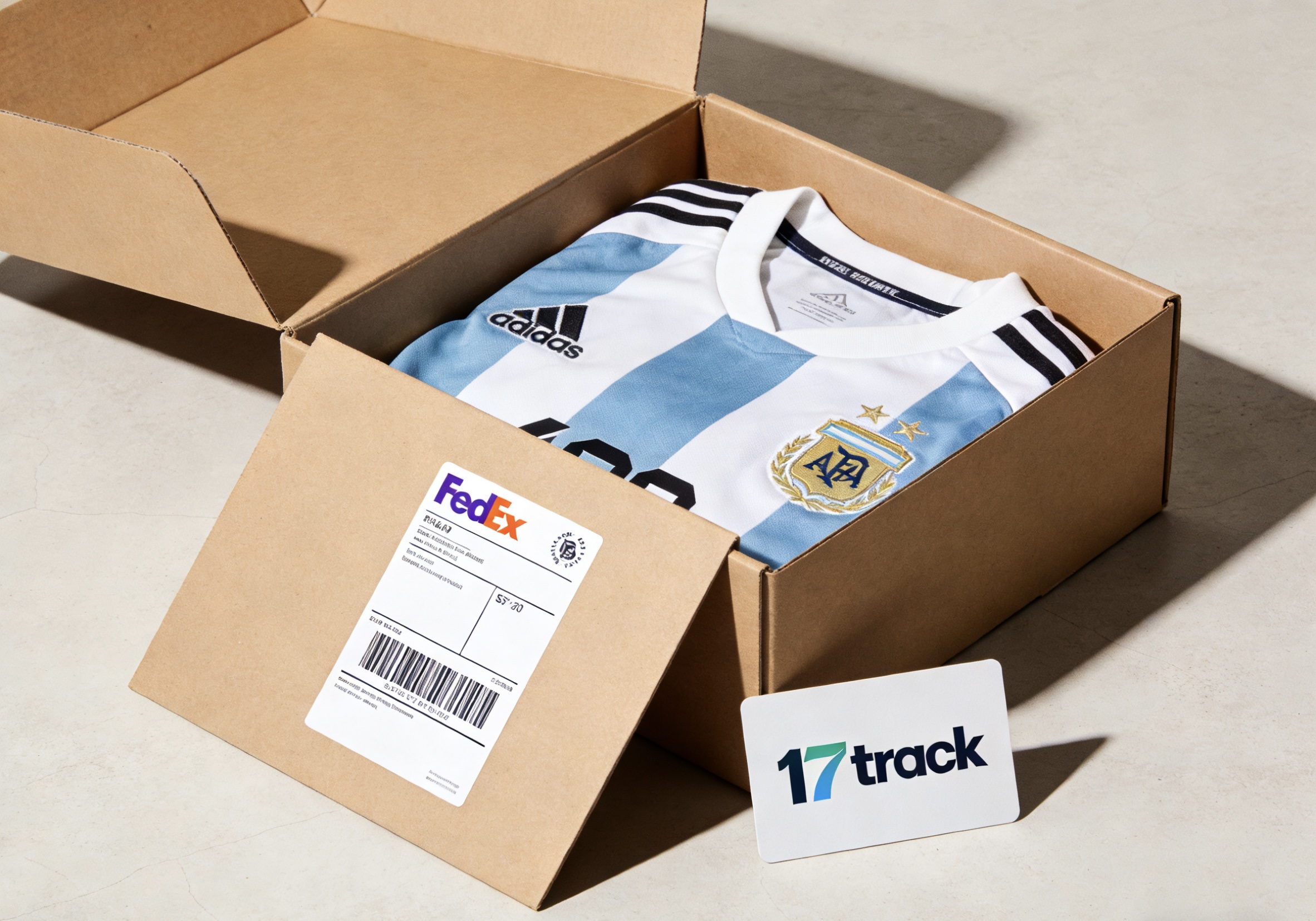 Jerserys.com secure shipping with FedEx and 17track information.