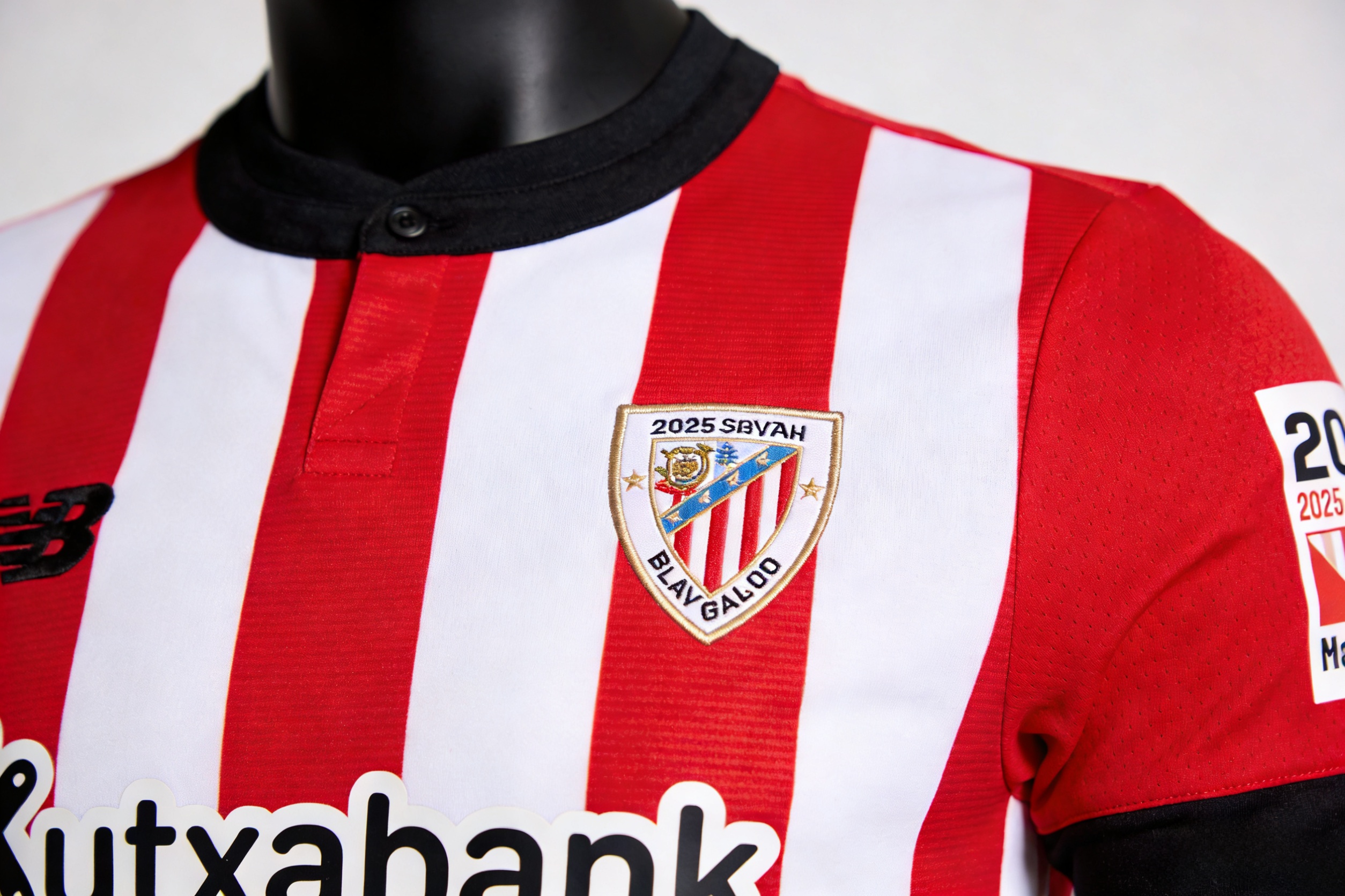 Official 2025-26 Athletic Club home soccer jersey.