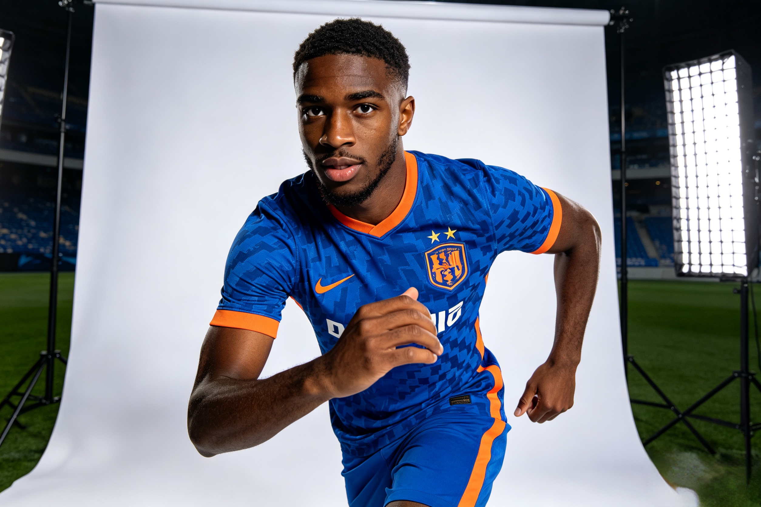 Official 2025-26 FC Cincinnati home soccer jersey.