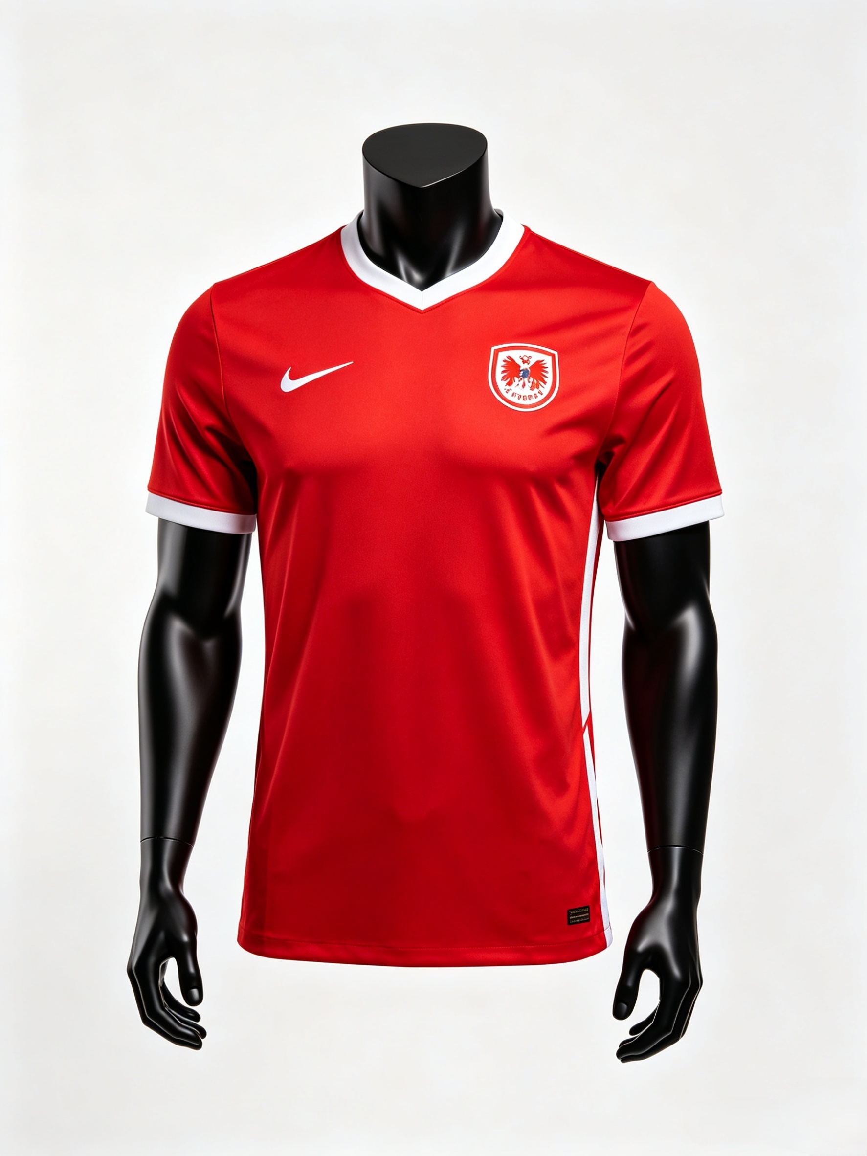 Official 2025-26 SC Freiburg home soccer jersey.